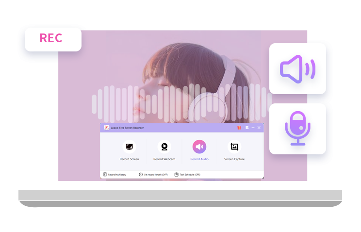 クリアな音声付き画面録画!マイクとシステムサウンドをMP3で録音