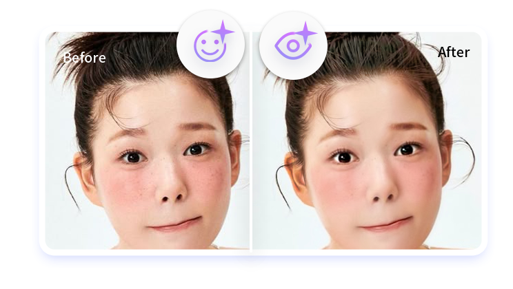 AIで美顔補正 – 自然で美しい人物写真へ