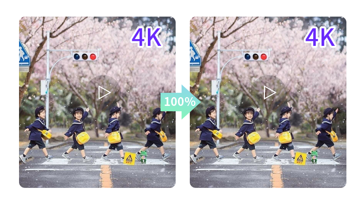 4Kも劣化なし!オリジナル画質・音質を完全再現