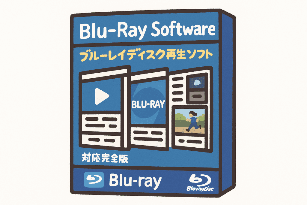 ブルーレイ再生用ソフトの機能や注意点を解説した比較図