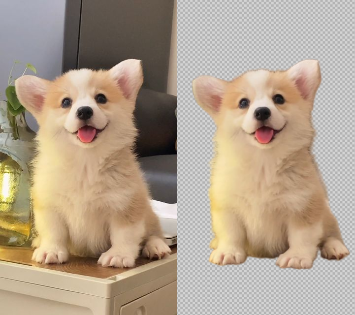 high-quality transparency in image backgrounds