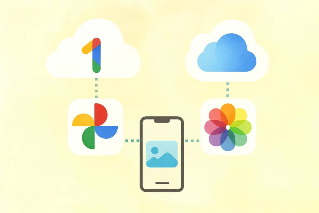 Googleフォトなどクラウドサービスでスマホの動画をパソコンに送る方法