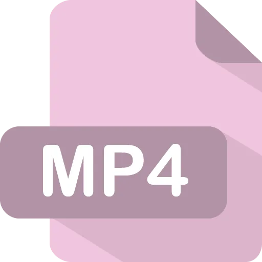 MP4形式の動画ファイルアイコン